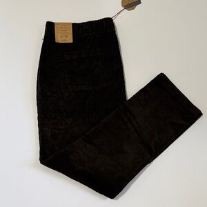 Weatherproof Vintage Men's Dark Brown (Espresso) Corduroy Pants - Classic Casual